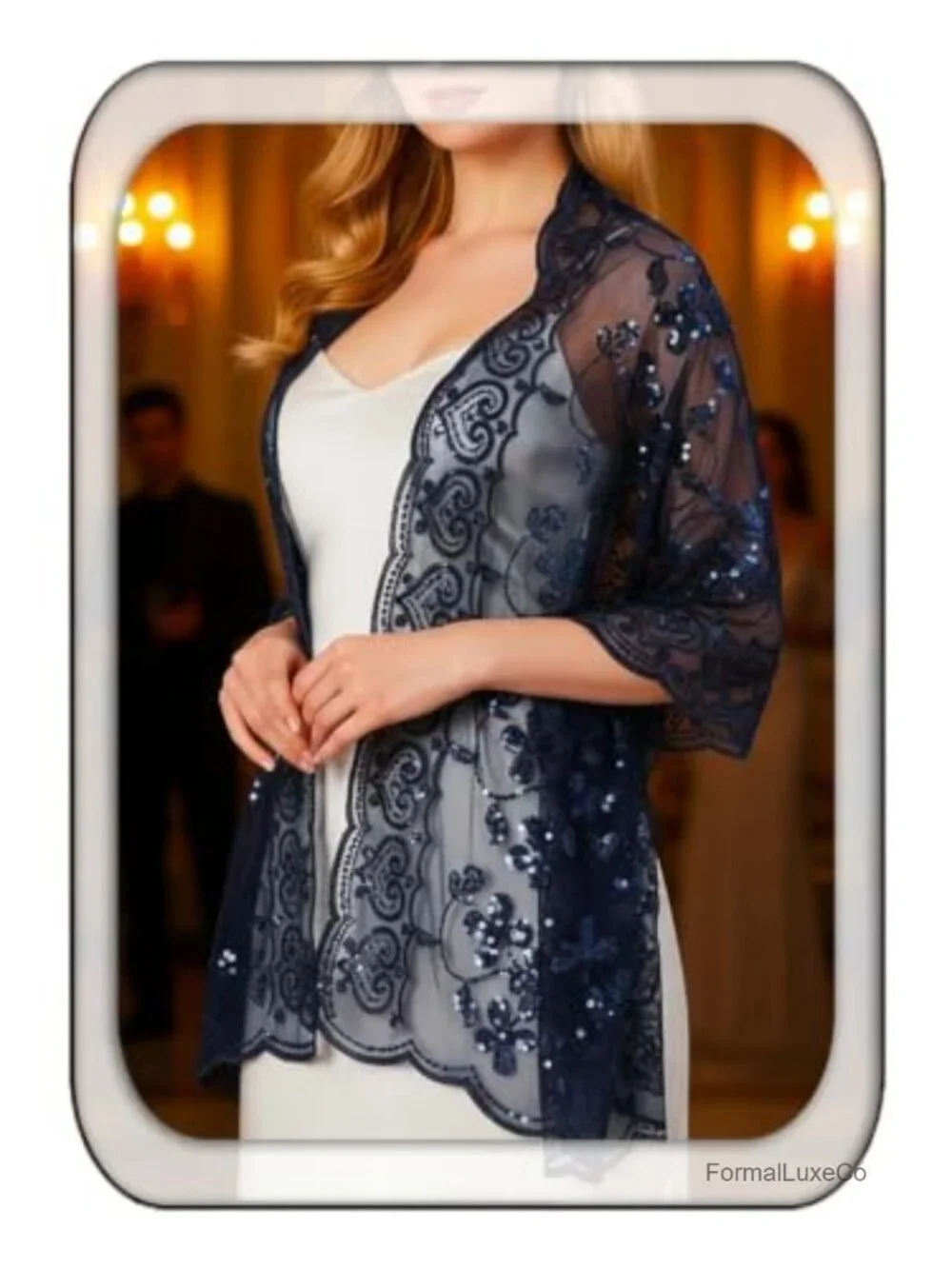Sparkling Sequin Sheer Pashmina Shawl Wrap for Evening Dress Wedding